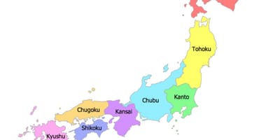 Prefettura mappa giappone